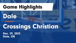 Dale  vs Crossings Christian  Game Highlights - Dec. 29, 2022