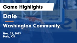 Dale  vs Washington Community  Game Highlights - Nov. 22, 2023