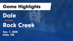 Dale  vs Rock Creek  Game Highlights - Jan. 7, 2020