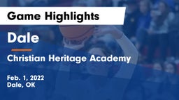 Dale  vs Christian Heritage Academy Game Highlights - Feb. 1, 2022