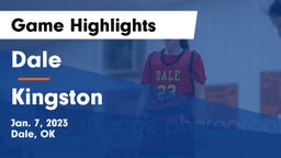 Dale  vs Kingston  Game Highlights - Jan. 7, 2023