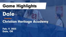 Dale  vs Christian Heritage Academy Game Highlights - Feb. 9, 2023