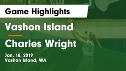 Vashon Island  vs Charles Wright Game Highlights - Jan. 18, 2019