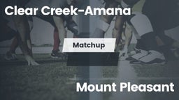 Matchup: Clear Creek-Amana vs. Mount Pleasant  2016