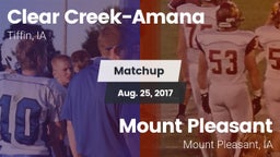 Matchup: Clear Creek-Amana vs. Mount Pleasant  2017