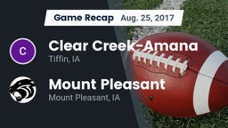 Recap: Clear Creek-Amana  vs. Mount Pleasant  2017