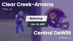 Matchup: Clear Creek-Amana vs. Central DeWitt 2017