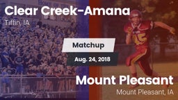 Matchup: Clear Creek-Amana vs. Mount Pleasant  2018
