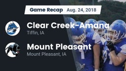 Recap: Clear Creek-Amana vs. Mount Pleasant  2018