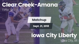 Matchup: Clear Creek-Amana vs. Iowa City Liberty  2018