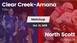 Matchup: Clear Creek-Amana vs. North Scott  2018