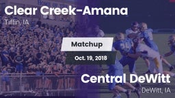 Matchup: Clear Creek-Amana vs. Central DeWitt 2018