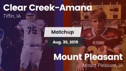 Matchup: Clear Creek-Amana vs. Mount Pleasant  2019