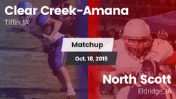 Matchup: Clear Creek-Amana vs. North Scott  2019