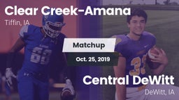 Matchup: Clear Creek-Amana vs. Central DeWitt 2019