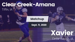 Matchup: Clear Creek-Amana vs. Xavier  2020