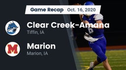 Recap: Clear Creek-Amana vs. Marion  2020