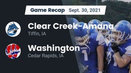 Recap: Clear Creek-Amana vs. Washington  2021