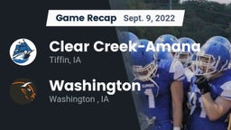 Recap: Clear Creek-Amana vs. Washington  2022