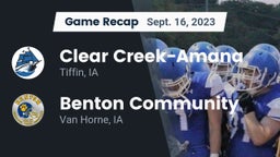 Recap: Clear Creek-Amana vs. Benton Community 2023