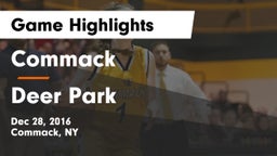 Commack  vs Deer Park  Game Highlights - Dec 28, 2016