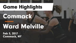 Commack  vs Ward Melville  Game Highlights - Feb 3, 2017