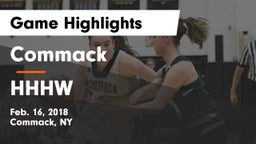 Commack  vs HHHW Game Highlights - Feb. 16, 2018