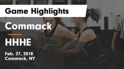 Commack  vs HHHE Game Highlights - Feb. 27, 2018