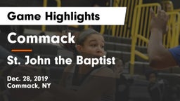 Commack  vs St. John the Baptist  Game Highlights - Dec. 28, 2019
