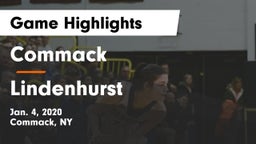 Commack  vs Lindenhurst  Game Highlights - Jan. 4, 2020