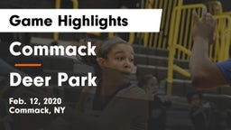 Commack  vs Deer Park Game Highlights - Feb. 12, 2020