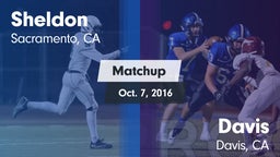 Matchup: Sheldon  vs. Davis  2016