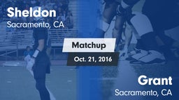 Matchup: Sheldon  vs. Grant  2016