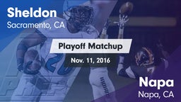 Matchup: Sheldon  vs. Napa  2016