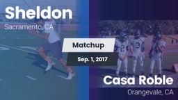 Matchup: Sheldon  vs. Casa Roble  2017