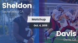 Matchup: Sheldon  vs. Davis  2019