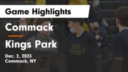 Commack  vs Kings Park   Game Highlights - Dec. 2, 2023