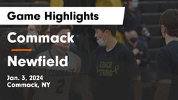 Commack  vs Newfield  Game Highlights - Jan. 3, 2024