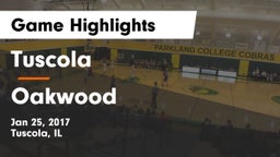 Tuscola  vs Oakwood Game Highlights - Jan 25, 2017