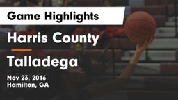 Harris County  vs Talladega  Game Highlights - Nov 23, 2016