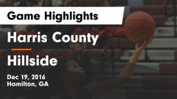 Harris County  vs Hillside  Game Highlights - Dec 19, 2016