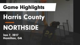 Harris County  vs NORTHSIDE Game Highlights - Jan 7, 2017
