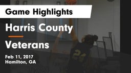 Harris County  vs Veterans  Game Highlights - Feb 11, 2017