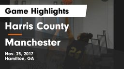 Harris County  vs Manchester  Game Highlights - Nov. 25, 2017