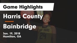 Harris County  vs Bainbridge  Game Highlights - Jan. 19, 2018