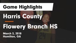 Harris County  vs Flowery Branch HS Game Highlights - March 3, 2018
