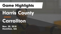 Harris County  vs Carrollton  Game Highlights - Nov. 30, 2018