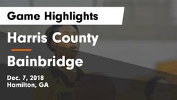 Harris County  vs Bainbridge  Game Highlights - Dec. 7, 2018