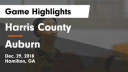Harris County  vs Auburn  Game Highlights - Dec. 29, 2018