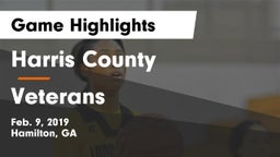 Harris County  vs Veterans  Game Highlights - Feb. 9, 2019